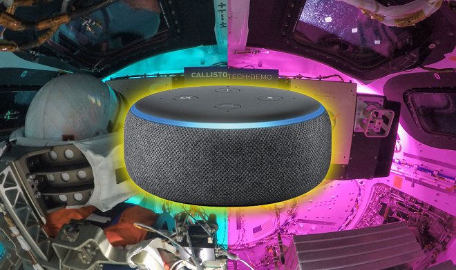 NASA показало голосового помощника Alexa в режиме космической вечеринки