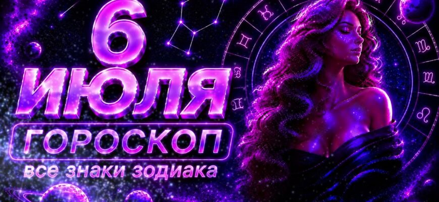 Гороскоп 6 Июля 2026 для ВСЕХ ЗНАКОВ ЗОДИАКА